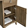 Bush Furniture Salinas 60"W L Shaped Desk with Lateral File Cabinet and 5 Shelf Bookcase, Reclaimed Pine (SAL003RCP)~#|#~sp164755515_sc7