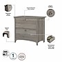 Bush Furniture Salinas 60"W L Shaped Desk with Lateral File Cabinet and 5 Shelf Bookcase, Driftwood Gray (SAL003DG)~#|#~sp164755524_sc7