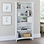 Bush Furniture Salinas 5-Shelf 63"H Bookcase, Pure White (SAB132G2W-03)~#|#~sp164755989_sc7