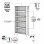 Bush Furniture Salinas 5-Shelf 63"H Bookcase, Pure White (SAB132G2W-03)~#|#~sp164755994_sc7