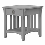 Bush Furniture Salinas 18" x 20" End Table, Cape Cod Gray (SAT118CG-03)