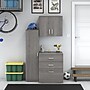 Bush Business Furniture Universal 62"W 3-Piece Modular Storage Set with 5 Shelves, Platinum Gray (UNS005PG)~#|#~sp164811460_sc7