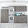 Bush Business Furniture Universal 62" 5-Piece Modular Storage Set with 11 Shelves, Platinum Gray (UNS003PG)~#|#~sp164811469_sc7