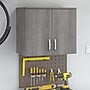Bush Business Furniture Universal 24" Wall Cabinet with Doors and 2 Shelves, Platinum Gray (UNS428PG)~#|#~sp164811610_sc7