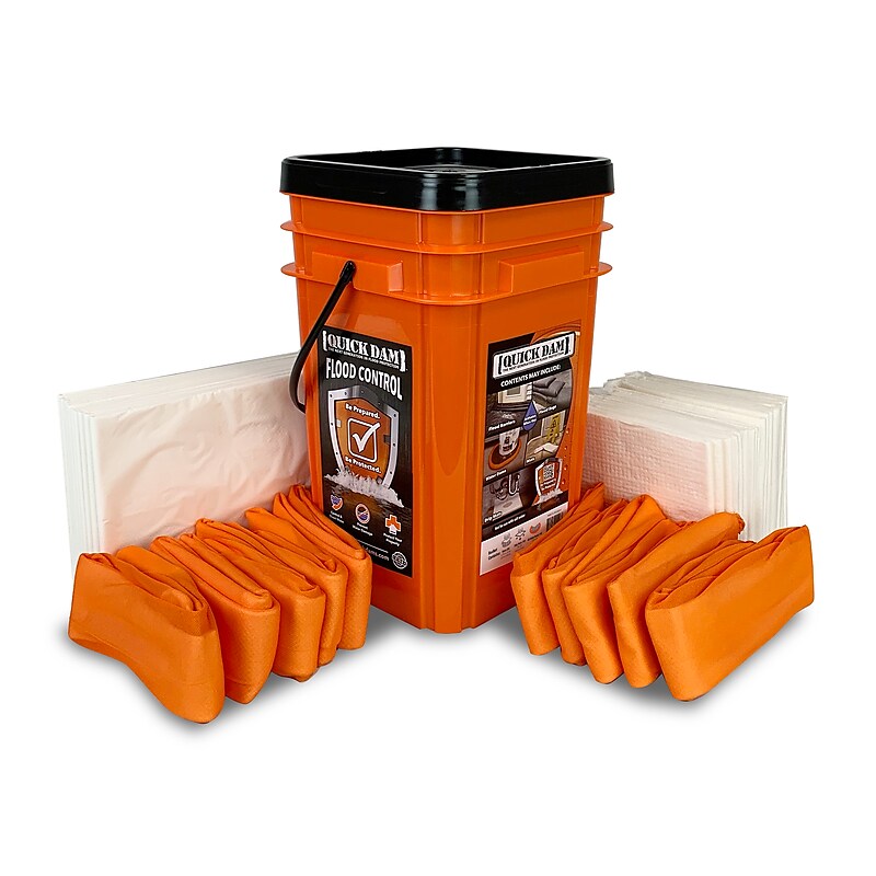 Quick Dam Grab & Go 41-Piece Indoor Flood Bucket Kit (WUGG-V) image 1