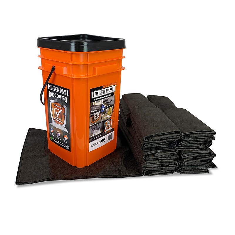 Quick Dam Grab & Go Flood Control Kit, 12", Up to 4 Gal. (QDGGFB-20) image 1