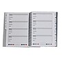 RE-FOCUS THE CREATIVE OFFICE 5.5" x 7" Small Password Keeper Book, White/Purple (11002)~#|#~sp165308960_sc7