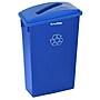 Alpine Industries Polypropylene Recycling Bin, 23 Gallon, Blue (477-R-BLU-PKG3)~#|#~sp165402682_sc7