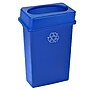 Alpine Industries Polypropylene Recycling Bin, 23 Gallon, Blue (477-R-BLU-PKG1)~#|#~sp165402696_sc7