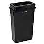 Alpine Industries Trash Can with Two Fold Drop Slot Lid, 23 Gallon, Black (477-BLK-PKG2)~#|#~sp165402714_sc7