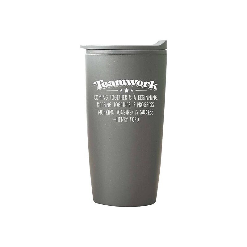 Baudville Value Wheat Harvest Tumbler, Gray, 20 oz. (95867) image 1