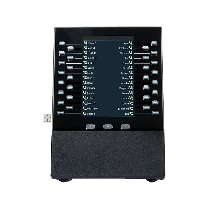 Polycom VVX EM50 Expansion Module, Black (85X07AA) | Staples