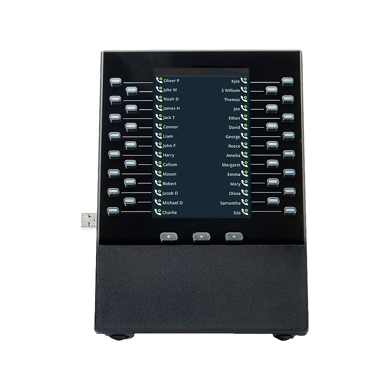 Polycom VVX EM50 Expansion Module, Black (85X07AA) image 1