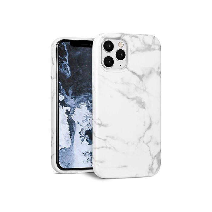 MVMT Granite White Marble Snap Case for iPhone 11 Pro IC7686MB 11P WHA Staples