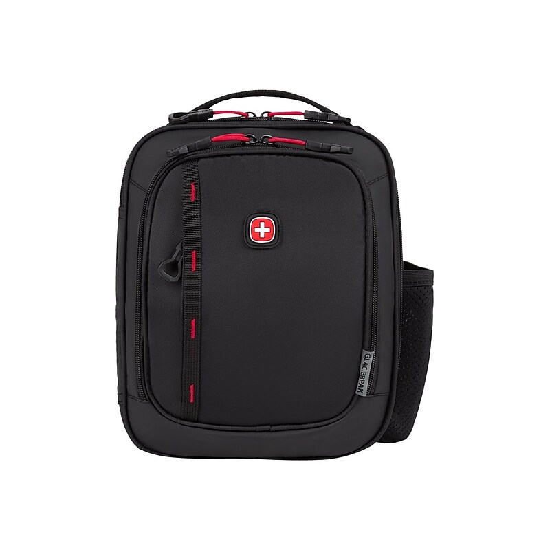 SwissGear 3999 Insulated Lunch Bag, Red/Black, 11.2 oz. (3999202447) image 1