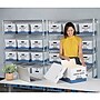 Bankers Box Stor/File™ Medium-Duty FastFold File Storage Boxes, Lift-Off Lid, Letter/Legal Size, White/Blue, 12/Carton (00789)~#|#~sp165492201_sc7