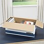 Bankers Box Stor/File™ Medium-Duty FastFold File Storage Boxes, String & Button, Letter Size, White/Blue, 20/Carton (0070409)~#|#~sp165492541_sc7