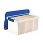 Bankers Box Heavy-Duty Latch Lid Plastic File Box, Letter Size, Blue/Clear, Each (86101)~#|#~sp165492742_sc7