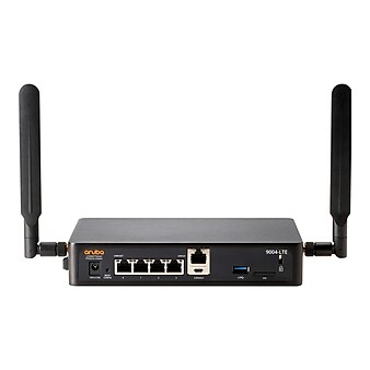 HPE Aruba 9004-LTE (US) Wireless and Ethernet Router, Black (R3V91A)