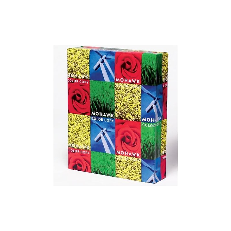Mohawk Color Copy Paper, 28 lbs., 8.5" x 11", Bright White, 500/Ream (66-12-203) image 1