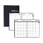 2023 House of Doolittle 7" x 10" Daily & Monthly Appointment Planner, Black (2896-32-23)