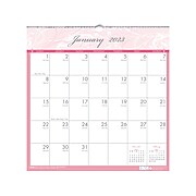 2023 House of Doolittle Breast Cancer Awareness 12" x 12" Monthly Wall Calendar, White/Pink (3671-23)