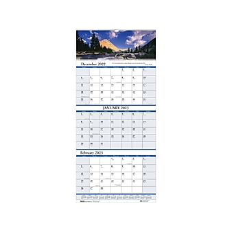 House of Doolittle Three-Month Calendars | Staples