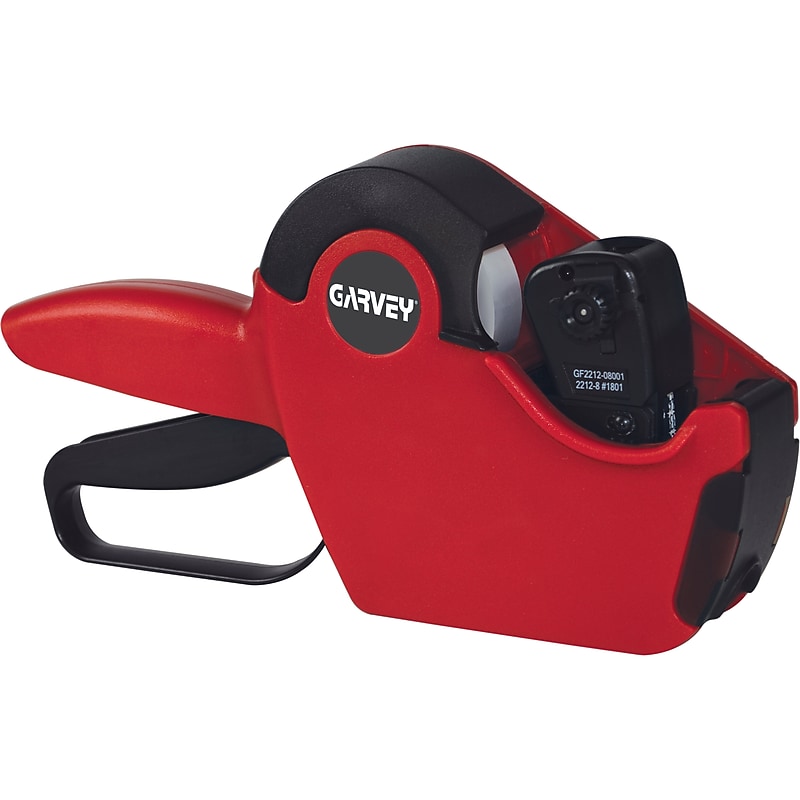 Garvey 2212 Labeler, 8-Line, Red (098610) image 1