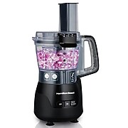 Hamilton Beach Stack & Snap 4-Cup Food Processor with Blending, Black (70510)