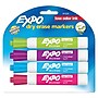 Expo Dry Erase Markers, Chisel Tip, Assorted, 4/Pack (81029)~#|#~sp166100378_sc7