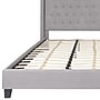 Flash Furniture Riverdale Upholstered Platform Bed in Light Gray Fabric, King (HG44)~#|#~sp166196081_sc7
