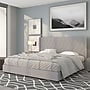 Flash Furniture Riverdale Upholstered Platform Bed in Light Gray Fabric, King (HG44)~#|#~sp166196213_sc7