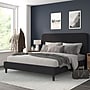 Flash Furniture Addison Upholstered Platform Bed in Charcoal Fabric, King (HG3WPB21K04KBK)~#|#~sp166196262_sc7