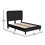 Flash Furniture Addison Upholstered Platform Bed in Charcoal Fabric, Full (HG3WPB21F02FBK)~#|#~sp166196304_sc7