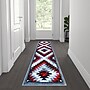 Flash Furniture Teagan Collection 2' x 7' Runner Area Rug, Machine Made, Olefin/Jute, Red (OKRRG110627RD)~#|#~sp166196385_sc7