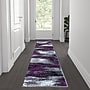Flash Furniture Rylan Collection 2' x 7' Rectangular Area Rug, Machine Made, Olefin/Jute, Purple (ACDRGTRZ86327PU)~#|#~sp166196408_sc7