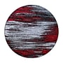 Flash Furniture Rylan Collection 5' Round Area Rug, Machine Made, Olefin/Jute, Red (ACDRGTRZ86355RD)~#|#~sp166196439_sc7