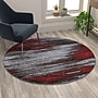 Flash Furniture Rylan Collection 5' Round Area Rug, Machine Made, Olefin/Jute, Red (ACDRGTRZ86355RD)~#|#~sp166196440_sc7