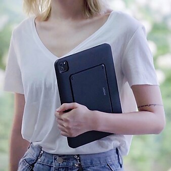 MOFT Float Portable Tablet Stand and Case, 12.9-Inch, Black (MD003-1-12IPADPRO345-12-BK)