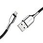 Cygnett Armored Lightning to USB-A Charge and Sync Cable, 3.28', Black (CY2669PCCAL)~#|#~sp166197238_sc7