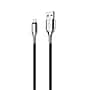Cygnett Armored Lightning to USB-A Charge and Sync Cable, 3.28', Black (CY2669PCCAL)~#|#~sp166197239_sc7