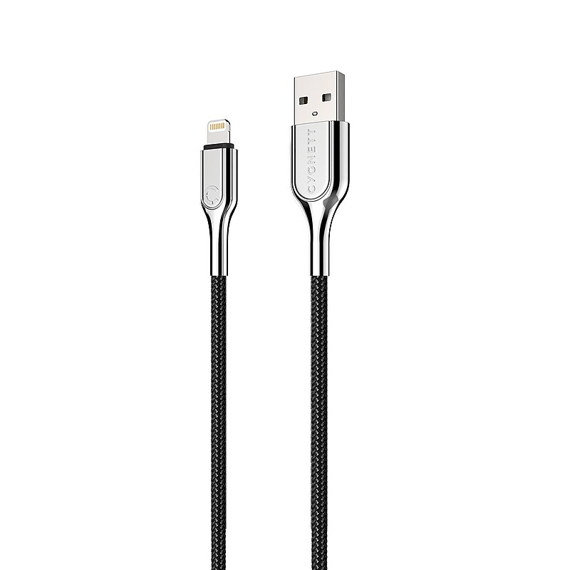Cygnett Armored Lightning to USB Charge and Sync Cable, 9', Black (CY2671PCCAL) image 1