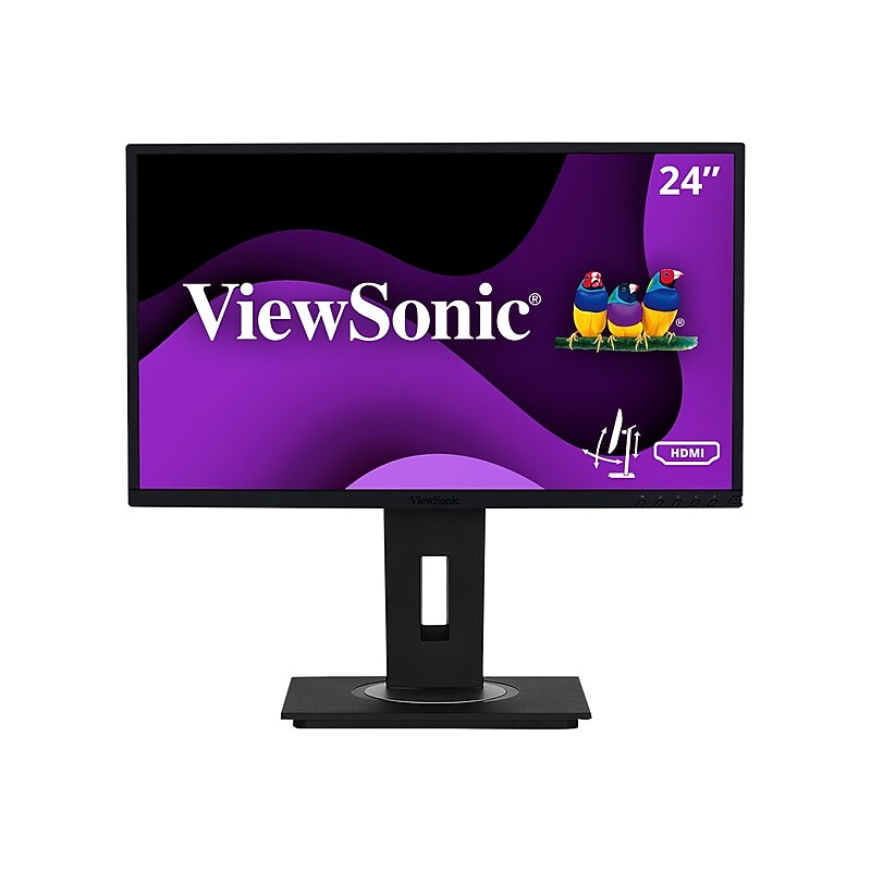 ViewSonic VG2448-PF Ergonomic 24" LED Monitor, Black (VG2448) image 1