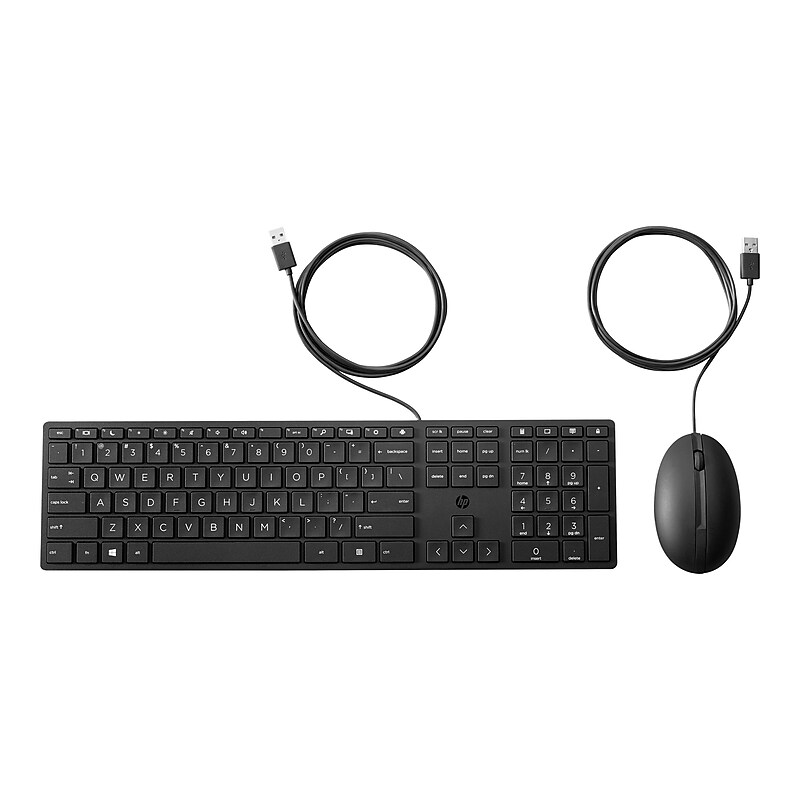 HP Desktop 320MK Keyboard and Mouse Combo, Black (9SR36UT#ABA) image 1