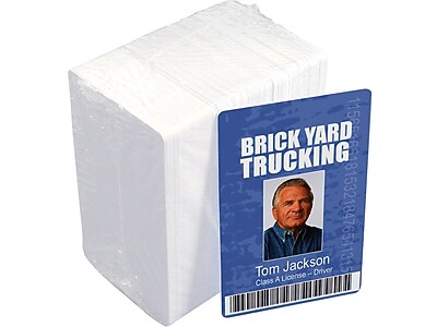 IDville 30 mil Composite ID Card, White, 100/Pack (1346722WT31) Sansujyuku sansujyuku.com