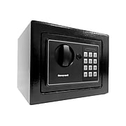 Honeywell Steel Box Safe with Keypad Lock, Black, 0.15 cu. ft. (5605)