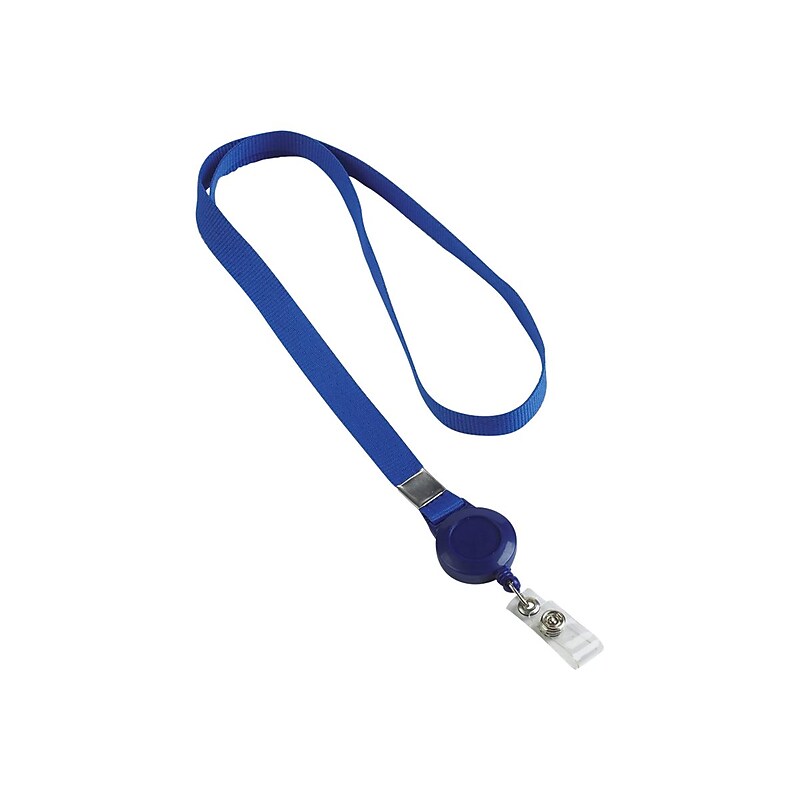IDville Lanyards, Blue, 25/Pack (45275BL) image 1