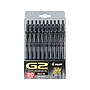 Pilot G-2 Retractable Gel Pen, Fine Point, 0.7mm, Black Ink, 20/Pack (G2720BLK-CB)~#|#~sp166635524_sc7