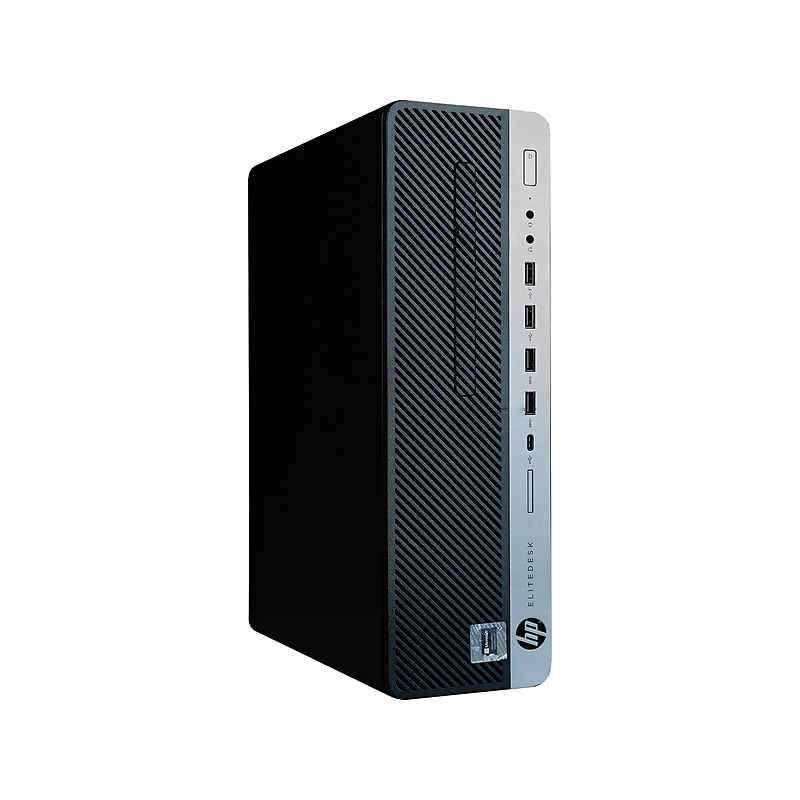 HP EliteDesk 800 G3 Refurbished Desktop Computer, Intel Core i5-6500, 8GB Memory, 240GB SSD (BTG-00048786) image 1