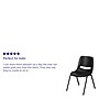 Flash Furniture HERCULES Series Plastic Shell Kid's Stacking Chair, Black, 5/Pack (5RUT14PDRBK)~#|#~sp166799625_sc7